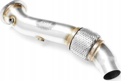 Downpipe BMW N20 F20 F21 F22 F23 F30 F31 F32 F33 F36, 76mm, çelik inox