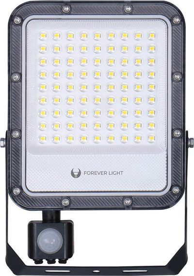 Reflektor LED Forever Light PROXIM+, 50W, sensor lëvizjeje, i zi