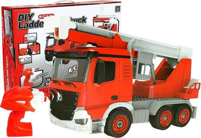 Kamion zjarrfikës me pult LEANToys RC, 1:14, i kuq