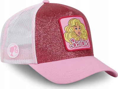 Kapele trucker Capslab Barbie CL-BA1-2-CT-BA18 me rrjetë, një masë, rozë