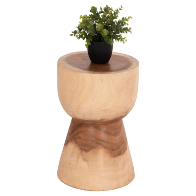 Stol Mamba HM9901.11, dru masiv Suar, 30x45 cm, natyral