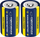 Bateri alkaline Esperanza C LR14, 1.5V, paketim 2 copë