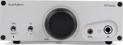 Засилувач за слушалки EarMen ST-Amp, Hi-Fi балансиран, со DAC, црн