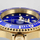 Orë dore Invicta Pro Diver, kuarc, çelik inox, ari blu
