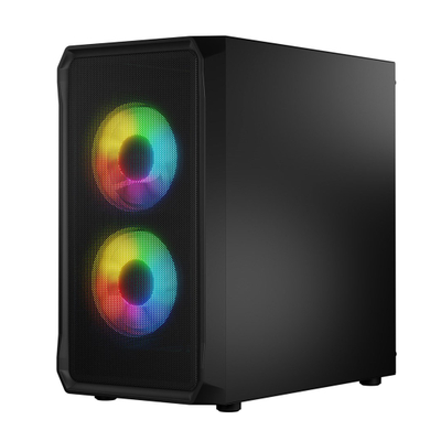 Kutia PC Logic Concept Portos Mini ARGB, MINI ATX, xham i temperuar, e zezë