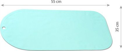 Тепих за туширање BabyOno ON-2171, 55x55cm, неклизгачки, зелен