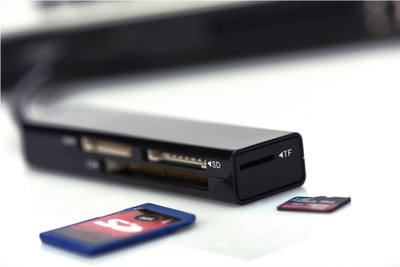 Lexues kartash Ednet, 4 porta, USB 2.0, i zi