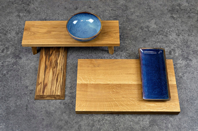 Тас буфет Верло Slanted, порцелан 30.5 cm, Deep Blue