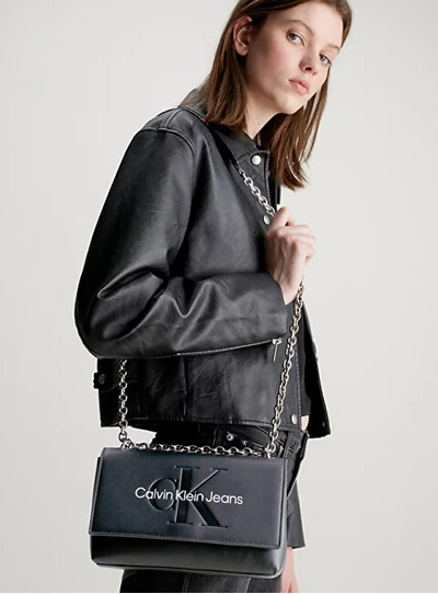 Çantë Calvin Klein Crossbody, e zezë