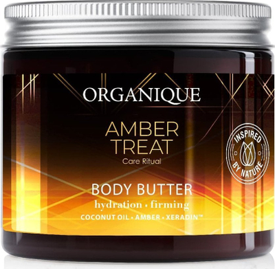Gjalp trupi Organique Amber Treat, që e ngjesh lëkurën, 200 ml