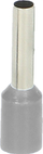 Kapak kablli i izoluar čbmak 2.5mm², gjatësi 10mm, set 25 copë, gri