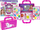 Set lodër grim Leantoys Unicorn, në valixhe, për kalamaj, rozë