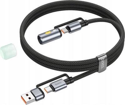 Kabllo karikimi Hoco U138, USB A në USB C, 60W 3A, 1.2m, me dritë LED