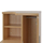 Dollap zyre Professional HM2052.01R, 60x46x120 cm, me bravë, ngjyrë ahu