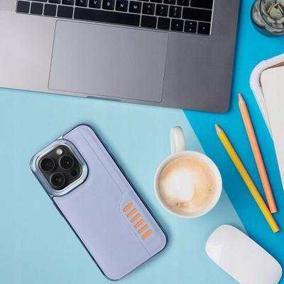 Kapak telefoni Milano për Xiaomi Redmi Note 13 5G, kundra goditjeve, me skaj të ngritur te kamera, blu