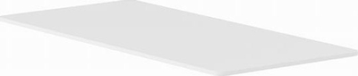 Fletë tavoline Powerton ERGO UNO TOP, 160x75 cm, 1.8 cm, e bardhë