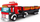 Set blloqesh për ndërtim Wange Heavy Truck 4970, 323 pjesë, kamion TIR i kuq