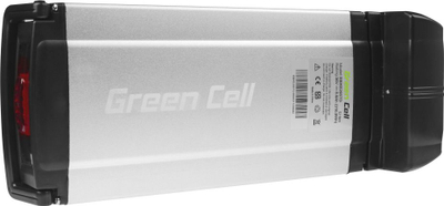 Bateri për biçikletë elektrike Green Cell, 36V 8Ah, 288Wh, argjendtë e zezë
