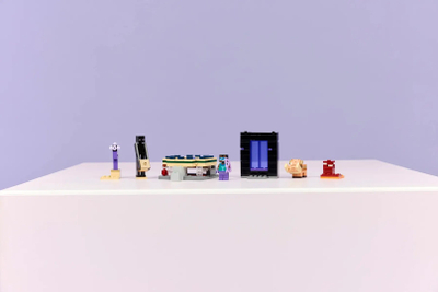 Lodër ndërtuese LEGO Minecraft Journey Through the Nether and End Portals 21584, set figurash, për fëmijë