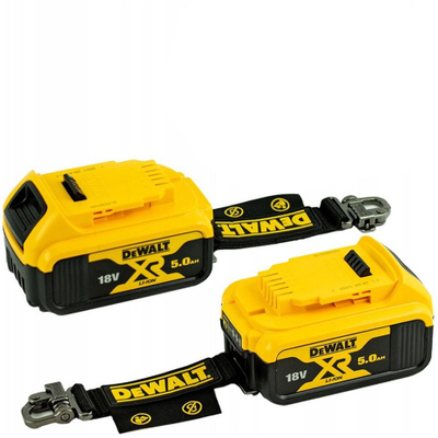 Çelës goditës me bateri DeWalt DCF921P2T, 1/2", 18V me 2 bateri 5.0Ah, 406Nm, i verdhë