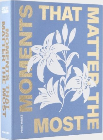 Album fotografish Printworks Moments That Matter the Most, 30 faqe, 10x15cm, blu qielli