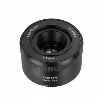 Objektiv AstrHori AF 27mm f/2.8 APS C për Fujifilm X, autofokus, i zi