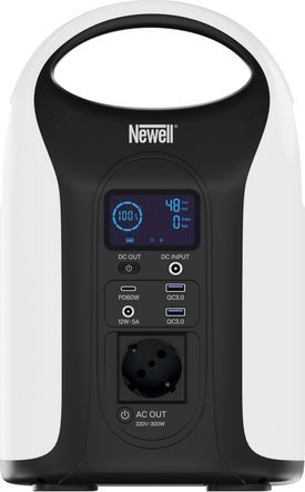 Stacion energjie portativ Newell Pearl AC, 283 Wh, USB‑C PD 60 W, bardh e zi