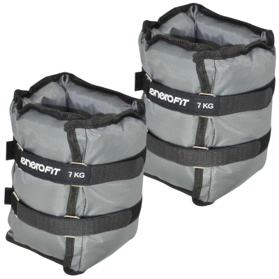 Pesha për kyç Enero Fit, set 2x7 kg 14 kg, gri