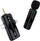 Mikrofon wireless lavalier Platinet 3 në 1, 2.4 GHz, Plug and Play, i zi