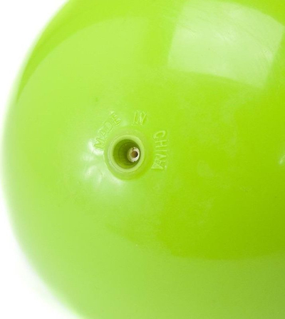 Top peshe Allright Sand Ball, 2.5 kg, diametër 14 cm, jeshile e ndezur