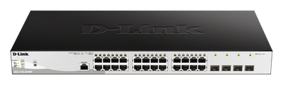 Switch rrjeti D-Link DGS-1210-28P/ME/E, 28 porta Gigabit, PoE, i zi