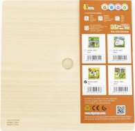 Puzzle druri Viga Handy, 9 pjesë, motiv lopë, shumëngjyrësh