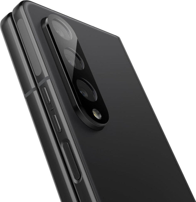 Mbrojtës lente kamere Spigen Glas.tR Optik për Samsung Galaxy Z Fold 4, xham i fortë, i zi