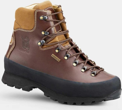 Këpucë trekking për burra Diotto Grizzly, lëkurë full grain, taban Vibram, ngjyrë krem, nr. 44