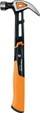 Çekiç marangozësh Fiskars 1027203, 570 g, dorezë plastike, zi portokalli