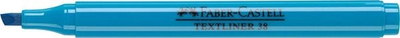 Marker theksues Faber Castell Textliner 38 157751, bojë fosforeshente, blu