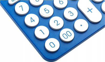 Kalkulator zyre ELEVEN RK2311BL, 12 numra, ekran i madh, blu
