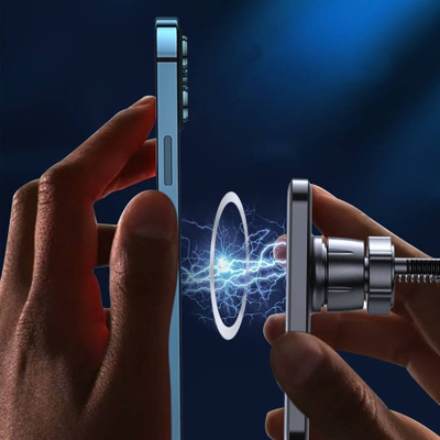 Karikues me valë për makinë WK Design Upine Series, MagSafe, 15W, i zi