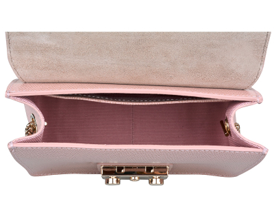Çantë dore Furla Metropolis B-BGZ7-ARE-6M0 Moon stone, bezhë-krem