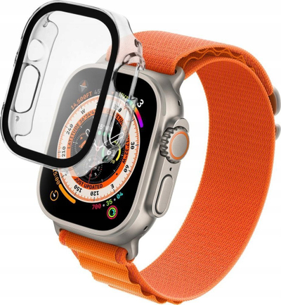 Заштита за часовник FIXED Pure Cover за Apple Watch Ultra 49mm, калено стакло, транспарентна