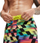 Shorce noti Billabong Men's Print Bondi Basin 20", burra, jeshile e kuqe