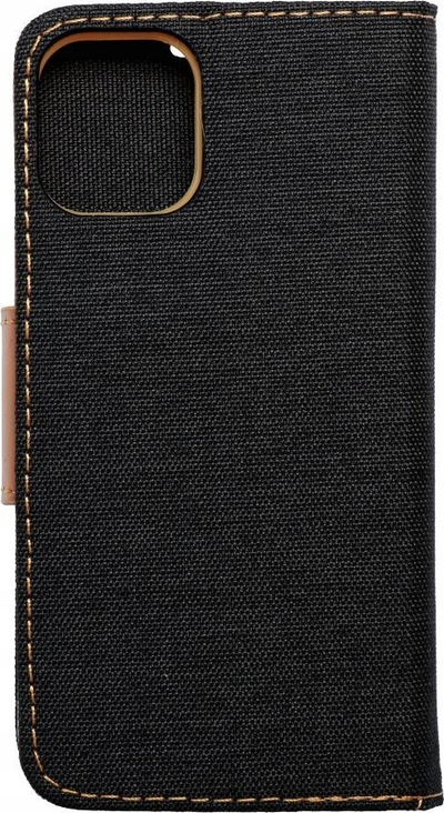 Këllëf libri CANVAS Book për iPhone 14 Plus, 6.7", me qëndrim, i zi
