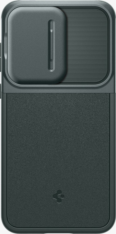 Mbrojtëse telefoni Spigen Optik Armor për Samsung Galaxy A55, me kapak kamere, jeshile Abyss