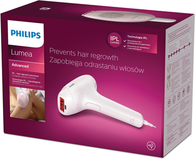 Depilator Philips Lumea Advanced, i bardhë/ rozë