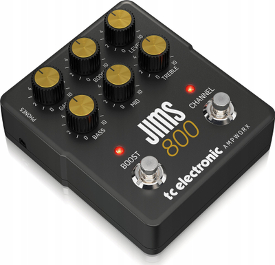 Pedal preamp kitarre TC Electronic JIMS 800, dy kanale, dalje DI, i zi