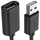 Kabllo USB Unitek, USB-A në USB-A, 1.5 m, Y-C449GBK, e zezë
