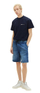 Pantallona të shkurtë Tom Tailor Loose Fit, të kaltër