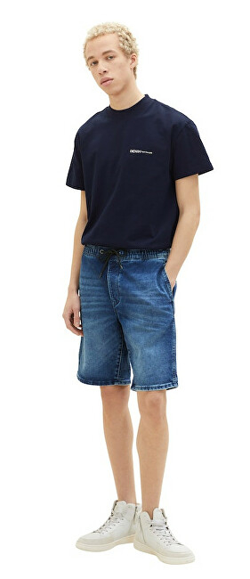 Pantallona të shkurtë Tom Tailor Loose Fit, të kaltër