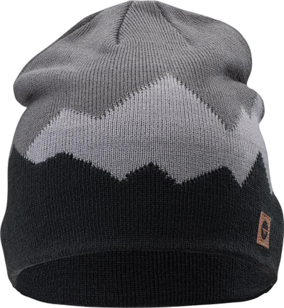 Kapelë beanie Hi-Tec Agder, akrilik, uniseks, gri e zezë