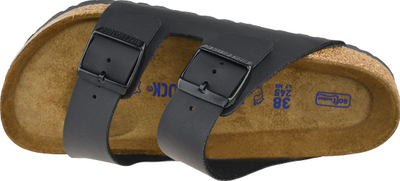 Shapka Birkenstock Arizona BF SFB W 551251, gjerësi normale, të zeza